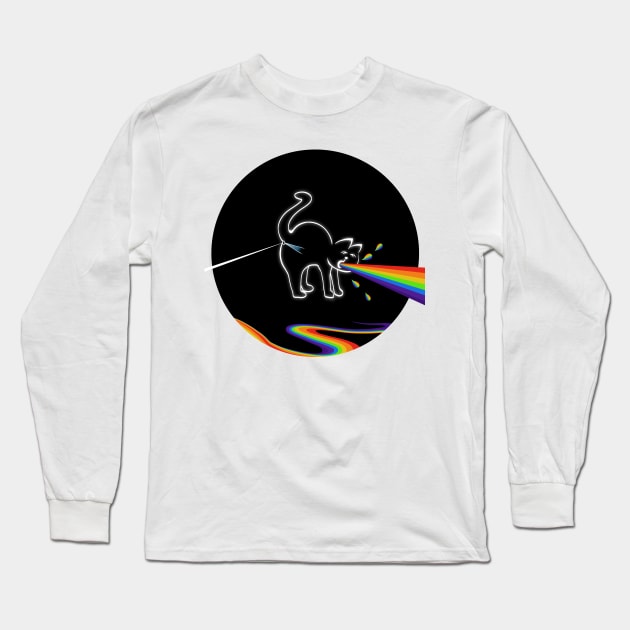 The Dark side of the cat puke Long Sleeve T-Shirt by Brash Ideas